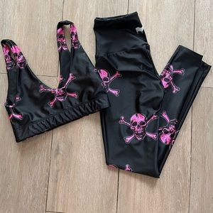 GOLDSHEEP Hot Pink Skull Set Size XS